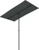 vidaXL Parasol avec mât en aluminium 180x110 cm Anthracite Voir les images du produit 1