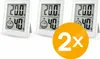 2x Thermo-/Hygrometer 3er Set mit Smiley-Komfortanzeige Produktbild-Vorschau 1