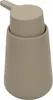 A beige ceramic soap dispenser. Podgląd zdjęcia produktu