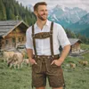 Pantaloni corti in pelle tradizionale da uomo PAULGOS - HK5 Anteprima dell’immagine prodotto 7