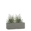 PFLANZWERK® Pflanzkübel TUB 50cm LAVA GRAU Fensterbank Produktbild-Vorschau 1