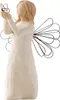 A figurine of an angel holding a butterfly. Produktbild-Vorschau