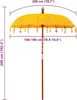Parasol balinais Jaune 185 x 185 x 260 cm Voir les images du produit 8
