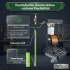 4x Einhandstütze 160–290 cm Montagestütze Deckenstütze Produktbild-Vorschau 4