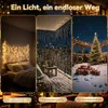 LED svetelný záves LARS360, 5 metrov, 200 LED diódy, teplá Náhľad obrázku produktu 4