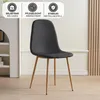 Esszimmerstühle 4er Set FANO schwarz - Komfortabler Produktbild-Vorschau 3