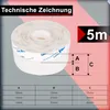 PRIOstahl Türdichtung Dichtungsband 5 Meter 45mm Produktbild-Vorschau 2