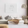 Poster - Poster ohne Rahmen - Stück Linear Gesicht - 100x70 Produktbild-Vorschau 6