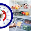 Kühlschrank Thermometer Set Selbstklebend Blau Produktbild-Vorschau 3