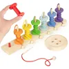 Montessori súprava cievok Ulanik "Rainbow" Náhľad obrázku produktu 1