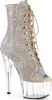 Pleaser ADORE-1021C RS Plateau Stiefeletten Silber EU 38 Produktbild-Vorschau 1