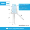 Duschtürdichtung Glasstärke 6 mm Ersatzdichtung - Produktbild-Vorschau 6