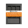 Besteckkasten für 40 cm Schublade Graphit Matt – Produktbild-Vorschau 3
