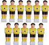 11 Kickerfiguren 16 mm schwarz-gelb Komplett Set mit Produktbild-Vorschau 2