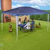 Gazebo Relaxdays, A x L x P: 2,5 x 3 x 4 m, PE, acciaio, Anteprima dell’immagine prodotto 2