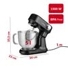 Kuchyňský robot LEHMANN, 1500W, 5l mixovací nádoba, 12 Náhled obrázku produktu 3