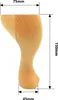 A single wooden furniture leg with dimensions indicated. Produktbild-Vorschau