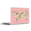 MuchoWow® Laptop Aufkleber Sticker Cover Weltkarte - Rosen Produktbild-Vorschau 1