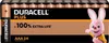A package of Duracell AAA batteries with a cartoon bunny mascot. Anteprima dell’immagine prodotto