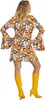 Groovy 70er Jahre Kleid Trompetenärmel - Minikleid Bubbles Produktbild-Vorschau 3