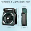 3-in-1 Solar Camping Fan mit LED, 4 Geschwindigkeitsstufen, Produktbild-Vorschau 11