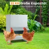 COSTWAY Automatyczny karmnik dla kurczaków 22kg, Karmnik Podgląd zdjęcia produktu 4