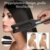 Glätteisen, 2 in 1 Haarglätter & Lockenstab mit Produktbild-Vorschau 2