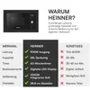 Heinner HMW-MDBI28GDBK Micro-ondes encastrable 28 L, 900 W, Voir les images du produit 7