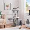 Yaheetech albero tiragraffi per gatti 87 cm albero da Anteprima dell’immagine prodotto 10