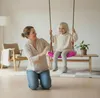 Altalena da giardino in plastica per bambini ZOYA rosa Anteprima dell’immagine prodotto 30
