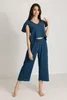 DOLCE SONNO Damenpyjama Chiara – 100% Musselin-Baumwolle – Produktbild-Vorschau 9