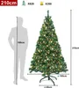 UISEBRT Künstlicher Weihnachtsbaum mit Beleuchtung 210cm Produktbild-Vorschau 6