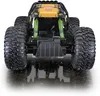 A remote-controlled rock crawler car shown from the front. Voir les images du produit
