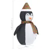 Weihnachtsdeko Pinguin LED Luxus-Gewebe 120 cm Produktbild-Vorschau 9