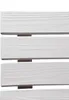 A close-up view of white wooden slats, likely part of a table or bench. Náhled obrázku produktu