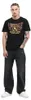 T-shirt homme coupe normale AYCLIFFE Noir/Rouge sang/Jaune Voir les images du produit 7