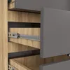 Kommode K80 Artisan Eiche 80 cm 1 Tür 5 Schubladen Front Produktbild-Vorschau 4