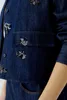 Oui Damen Jacke aus elastischem Baumwolldenim, gerader Produktbild-Vorschau 3