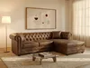 Vente-unique TOLEDO, Ecksofa, Wohnzimmer, Braun, 4 Sitz(e), Produktbild-Vorschau 2