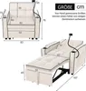 Merax Schlafsofa mit 3-in-1 Bettfunktion Loungesessel mit Produktbild-Vorschau 7