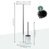 bremermann Garniture de WC sur pied 3en1, brosse de WC, Voir les images du produit 7
