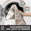 Badteppich Set 2 teilig Badematten Waschbar Badvorleger Produktbild-Vorschau 5