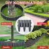 TRMLBE Rasenkante Kunststoff Beeteinfassung Gartenpalisade Produktbild-Vorschau 5