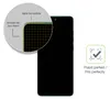 A close-up of a phone screen protector showing its edge coverage and a checkmark icon indicating a perfect fit. Náhľad obrázku produktu