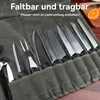 Kochmesser-Rolltasche aus 16oz gewachstem Canvas, 11 Produktbild-Vorschau 4