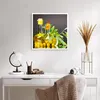 Poster - Poster ohne Rahmen - Flasche Glas Olive Öl - 60x60 Produktbild-Vorschau 5