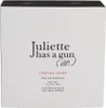 A white box with black text and a decorative element. Voir les images du produit