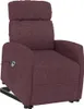 A purple recliner chair with a lift assist mechanism. Voir les images du produit
