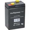 Multipower MP4,5-6 / 6V 4,5Ah Blei Akku AGM Produktbild-Vorschau 10