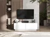 A modern living room with a TV stand, TV, and decorative items. Produktbild-Vorschau